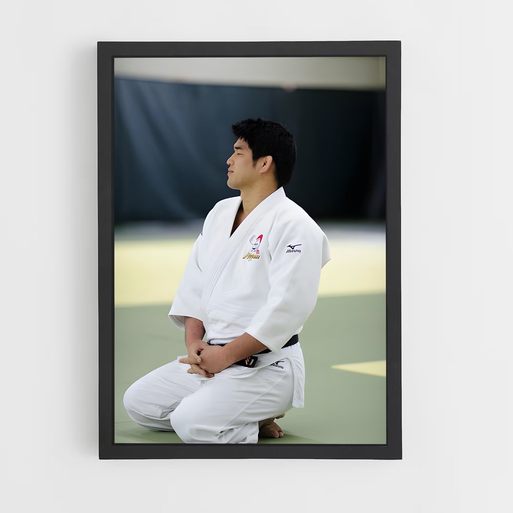 Poster La Méditation d'Inoue – affiche Judo (vue 2)